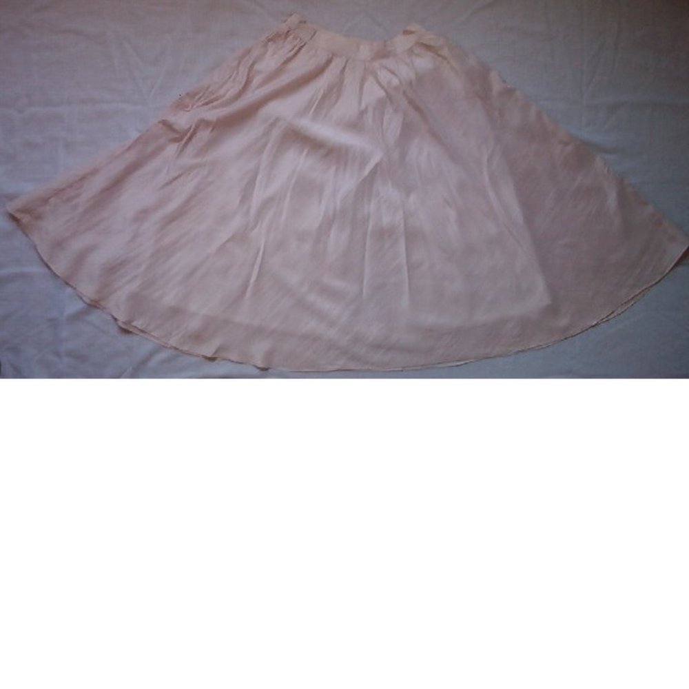 Capricci Silk Skirt, Light Pink, Small